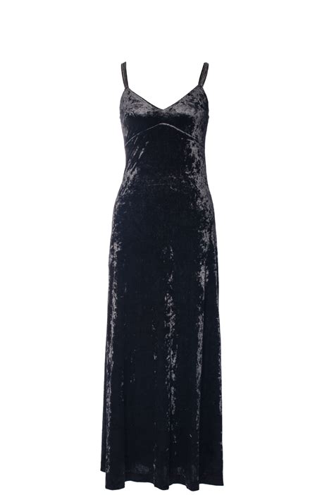 schwarzes samtkleid lang michael kors|Michael Kors clothing.